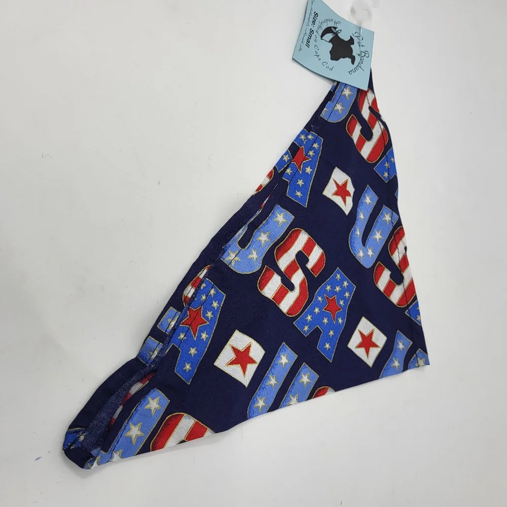 Small Pet Bandana‎ USA Patriotic 4th of July America Theme New